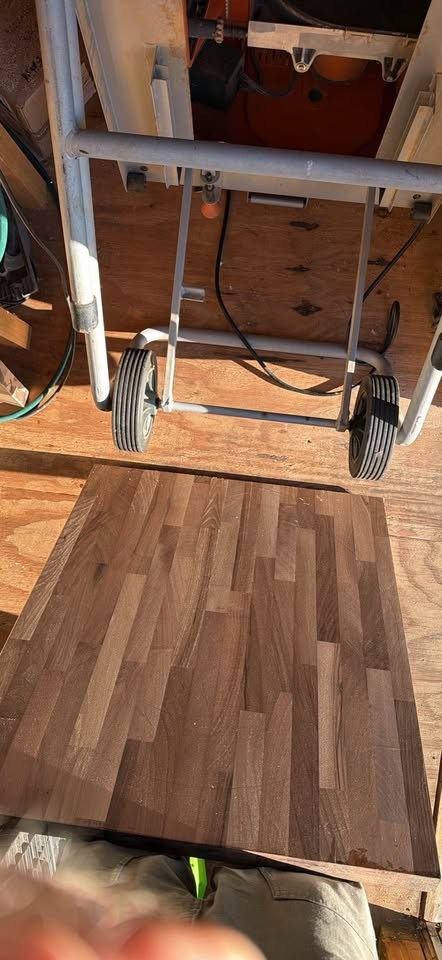 Walnut Butcher Block Wood Slab - Image 4