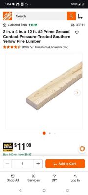 3 yellow pine lumber boards