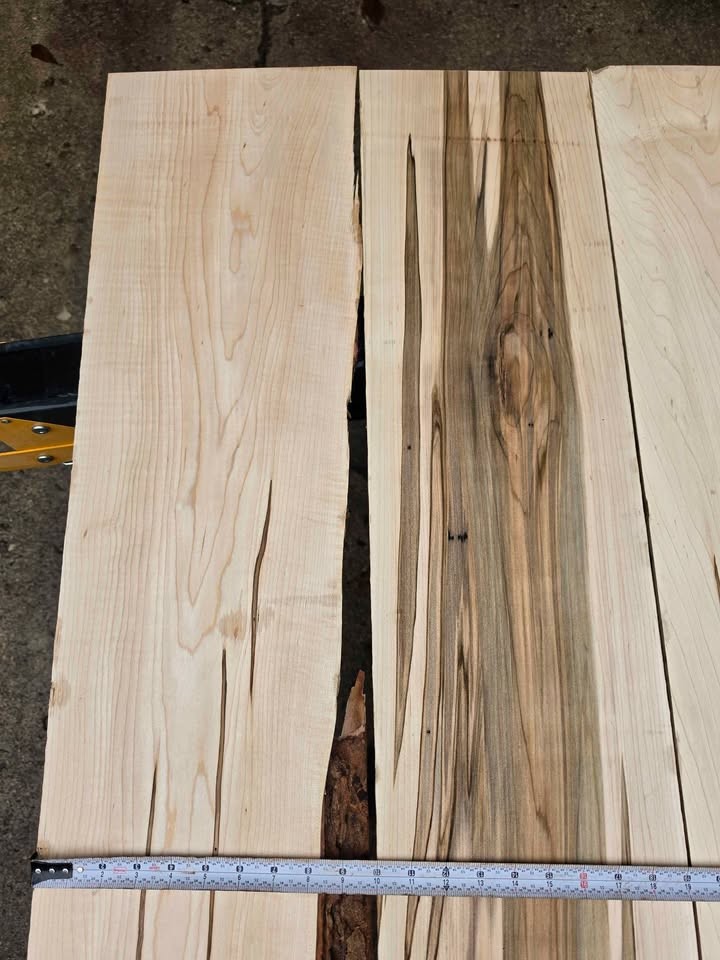 3 Ambrosia Maple boards 4ft long $24 total - Pickup in Mount Vernon Ohio - Image 4