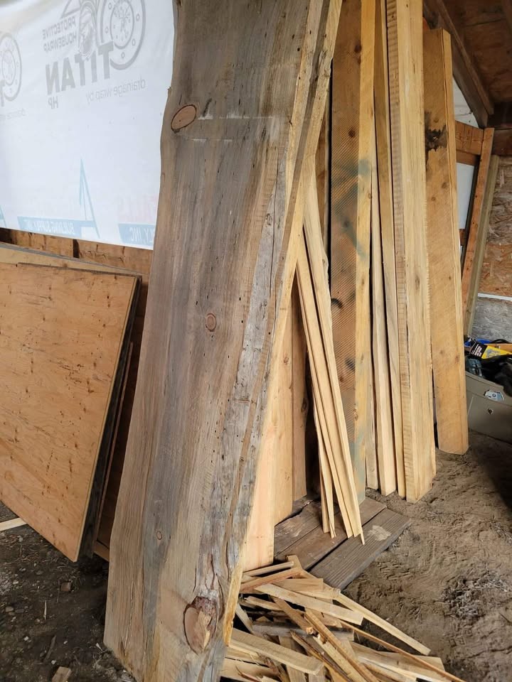 Blue Pine Live Edge slabs. Variety of rough sawn lumber starts at $50 and up - Image 6