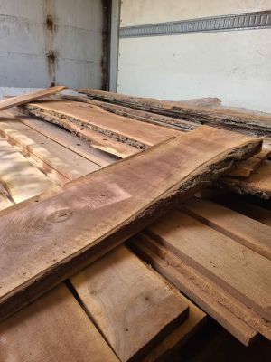 Live Edge 4/4" Slabs, WO, Walnut & Cherry