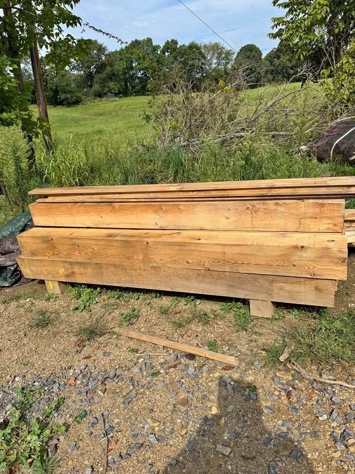 Large Timber Frame Wood Beams - Image 1