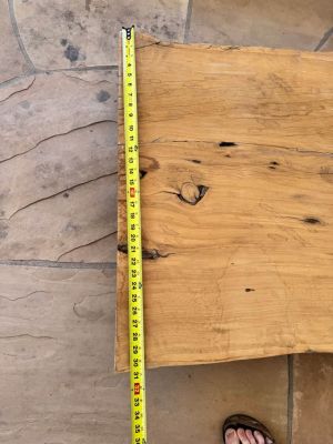 Raw live edge wood slab