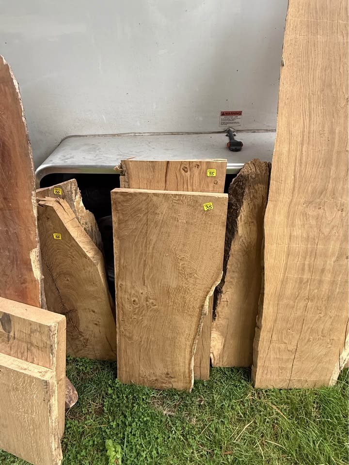 White Oak Wood Slabs, Various Sizes - Image 4