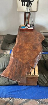 Finished wood slab