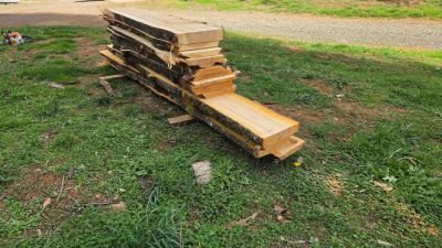Live edge wood slabs