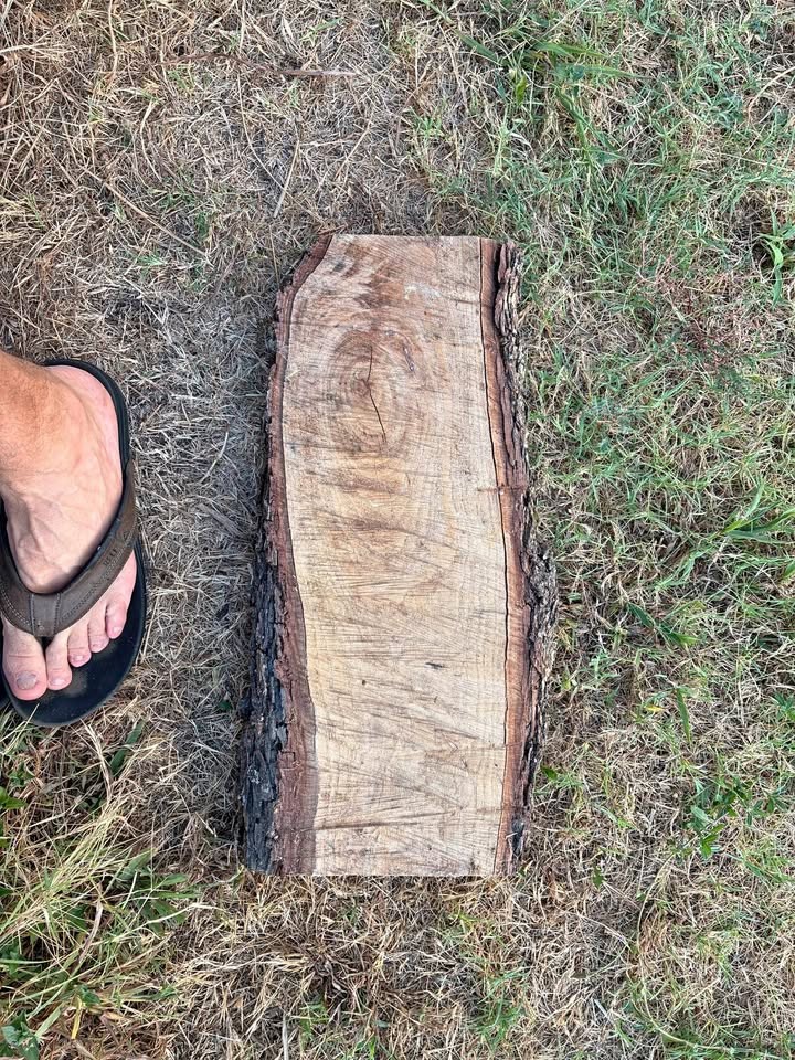 White oak slab