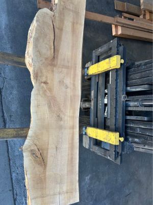 Live edge maple slabs