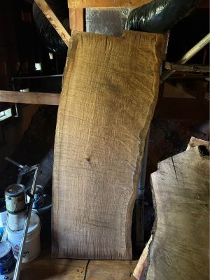 Heavy! Huge Valley oak slab! PLEASE READ DESCRIPTION!