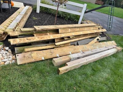 Reclaimed Pressure Treated Lumber Bundle