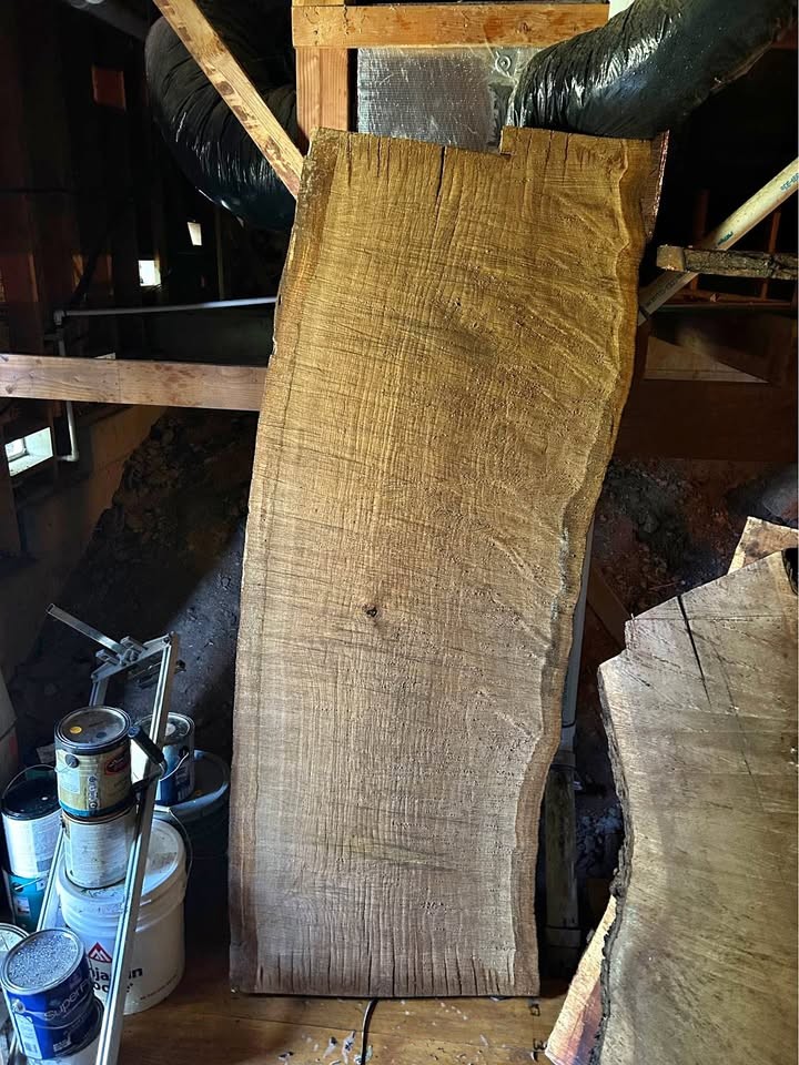 Heavy! Huge Valley oak slab! PLEASE READ DESCRIPTION! - Image 1