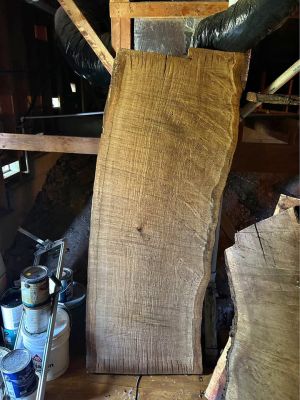 Heavy! Huge Valley oak slab! PLEASE READ DESCRIPTION!