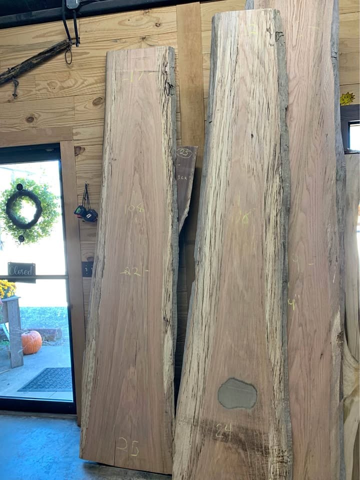 Red Oak Live Edge Slabs - Image 1