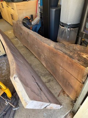 Walnut Live Edge Wood Slabs
