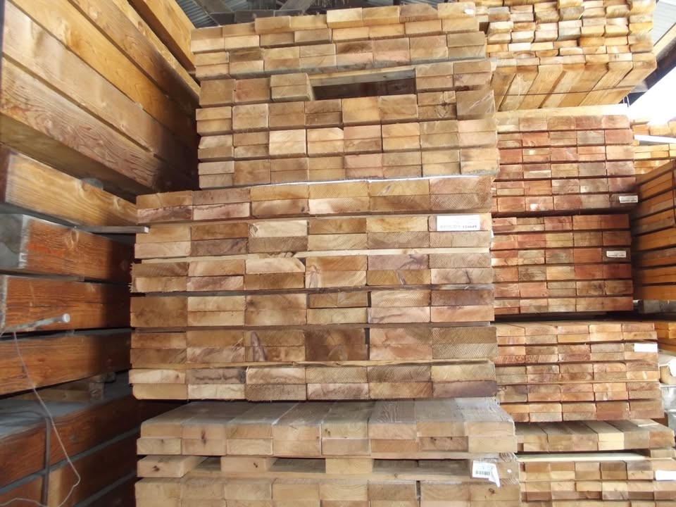 Stacked Rough Cut Lumber - Image 3