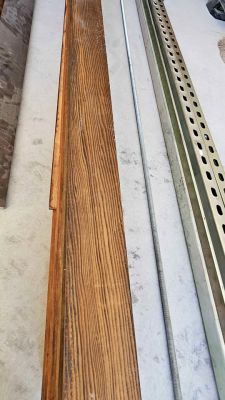 Assorted Wood Planks, Metal Strut Channels, and Threaded Rod