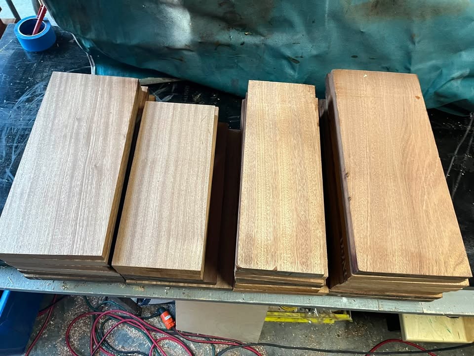 27 piece Sapele / African mahogany mix board bundle - Image 3