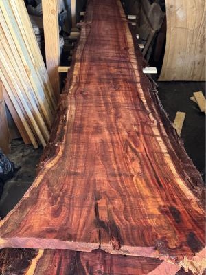 15’ Live Edge Redwood Slabs – Local Santa Ynez Redwood – Multiple Sizes