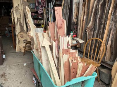 LIVE EDGE BOARDS FRESH OFF THE OVERSIZE PLANER