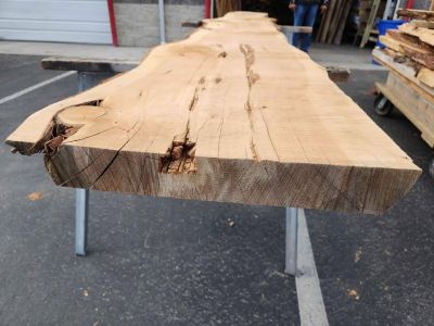 3x19x11.5ft Kiln Dried Juniper Slab - Project Wood
