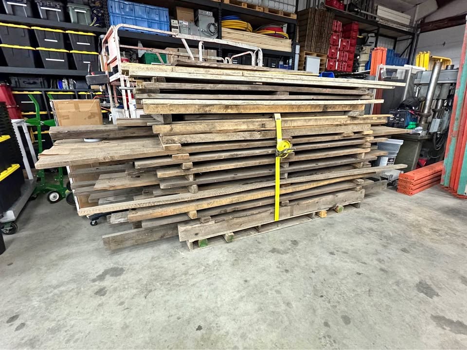 Reclaimed Barn Wood Planks and Beams - Image 1