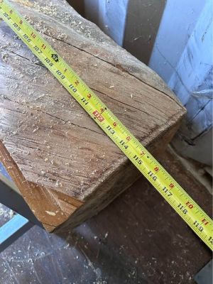 Rustic Live Edge Wood Beam – Over 9Ft – One-of-a-Kind Piece