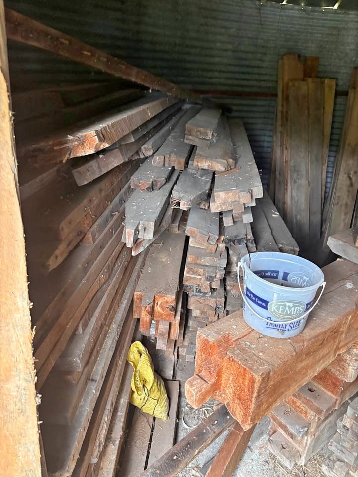 Large Reclaimed Barn Timbers & Rough-Sawn Lumber – Long Beams / Woodworking / Furniture - Image 1