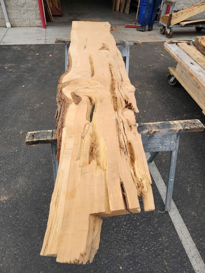 Live Edge Wood Slab - 3x22x9.5ft - Kiln Dried Juniper - Epoxy Project Material - Image 5
