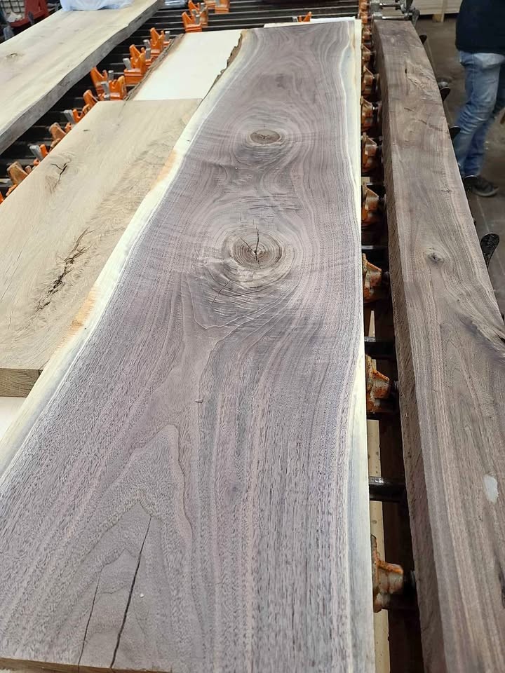 Live Edge 4/4" Slabs, WO, Walnut & Cherry - Image 1
