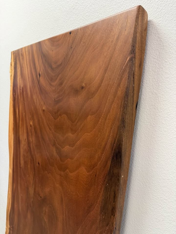 Live Edge Solid Wood Slab | 68.5"L x 34–36"W | Table Top / Desk / Bar Top - Image 5