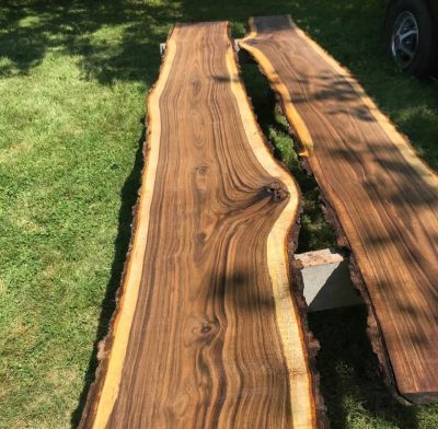 Maple, cherry and walnut live edge ￼ or dimensional