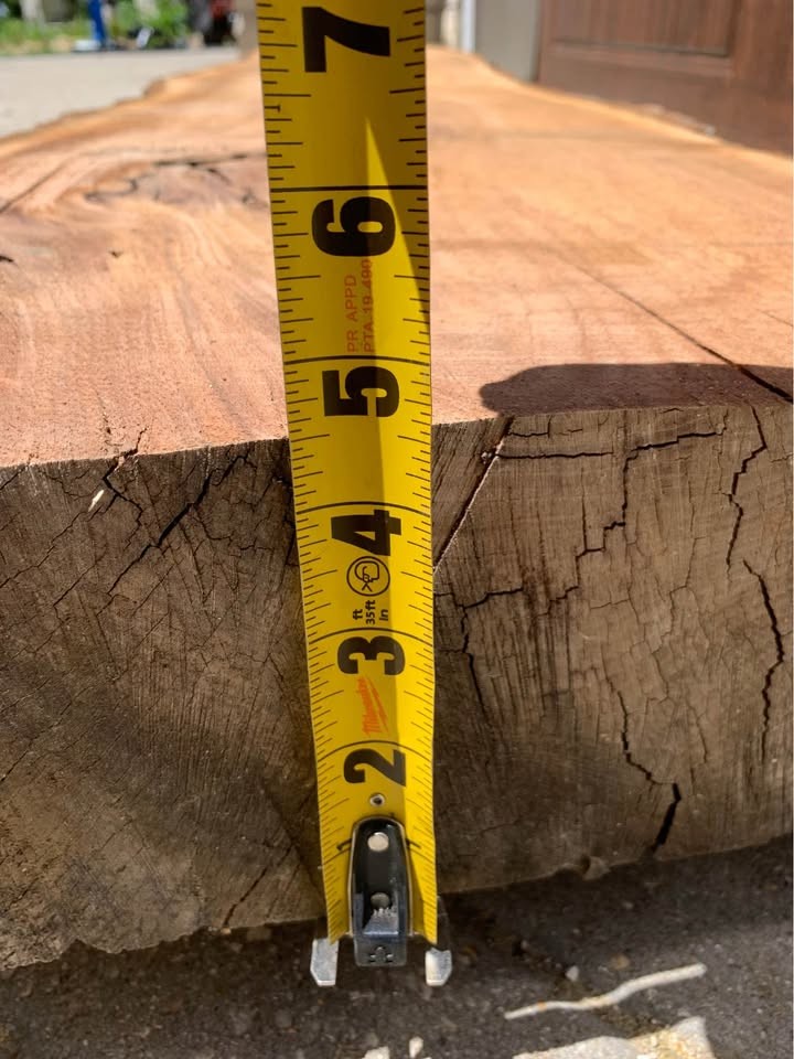 Live edge walnut slab/mantle - Image 5