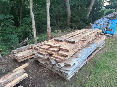 ROUGH CUT LUMBER: Beautiful OAK/MAPLE Slabs & 2x4's (MUST GO!!)