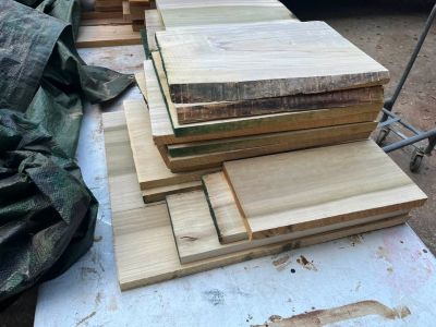 22 pieces of poplar board bundle (wider pieces)