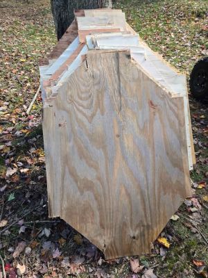 Plywood 34'' x 47''x 3/8"