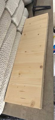 2 Unfinished Pine Wood Boards – DIY / Craft / Shelving