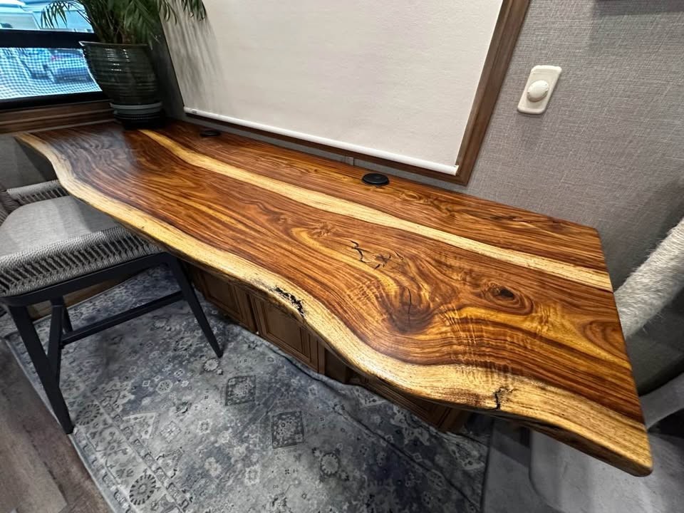 Live edge Indian rosewood slabs - Image 7