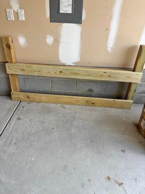 Scrap Lumber and Wooden Frame