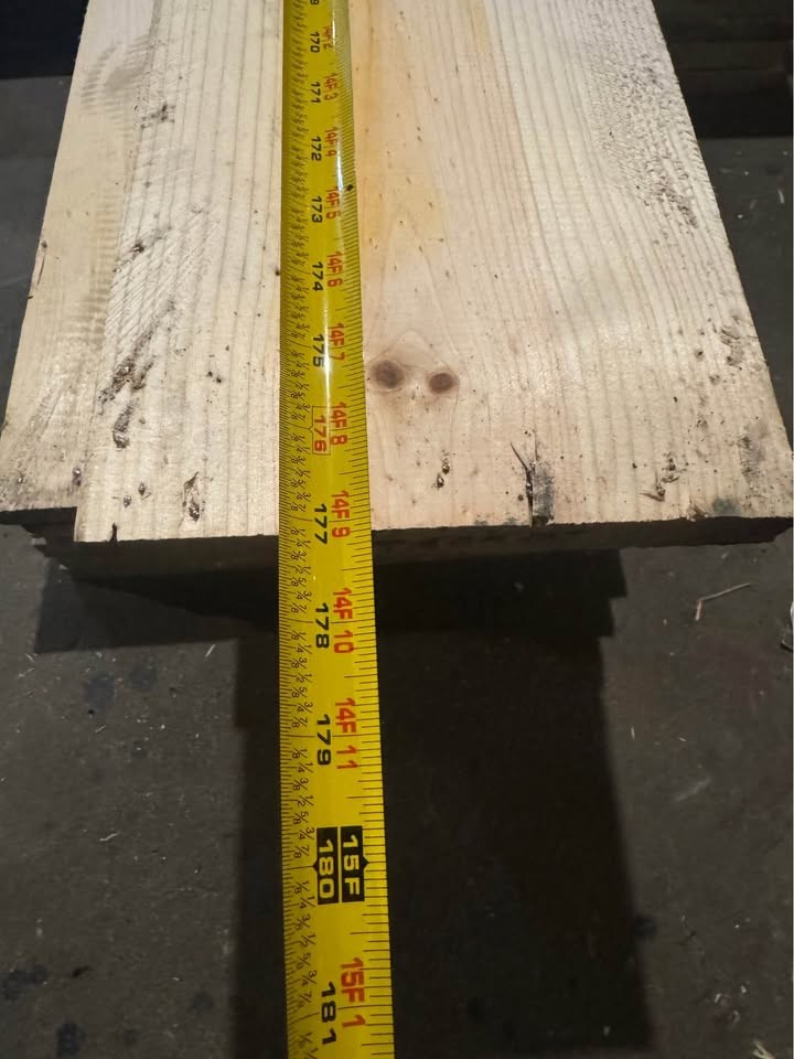 1x7 (Smooth Finished) 14 Pieces Only 14’ feet Long Pine Boards (1” Thick Boards ) - Image 3