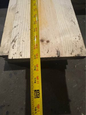 1x7 (Smooth Finished) 14 Pieces Only 14’ feet Long Pine Boards (1” Thick Boards )