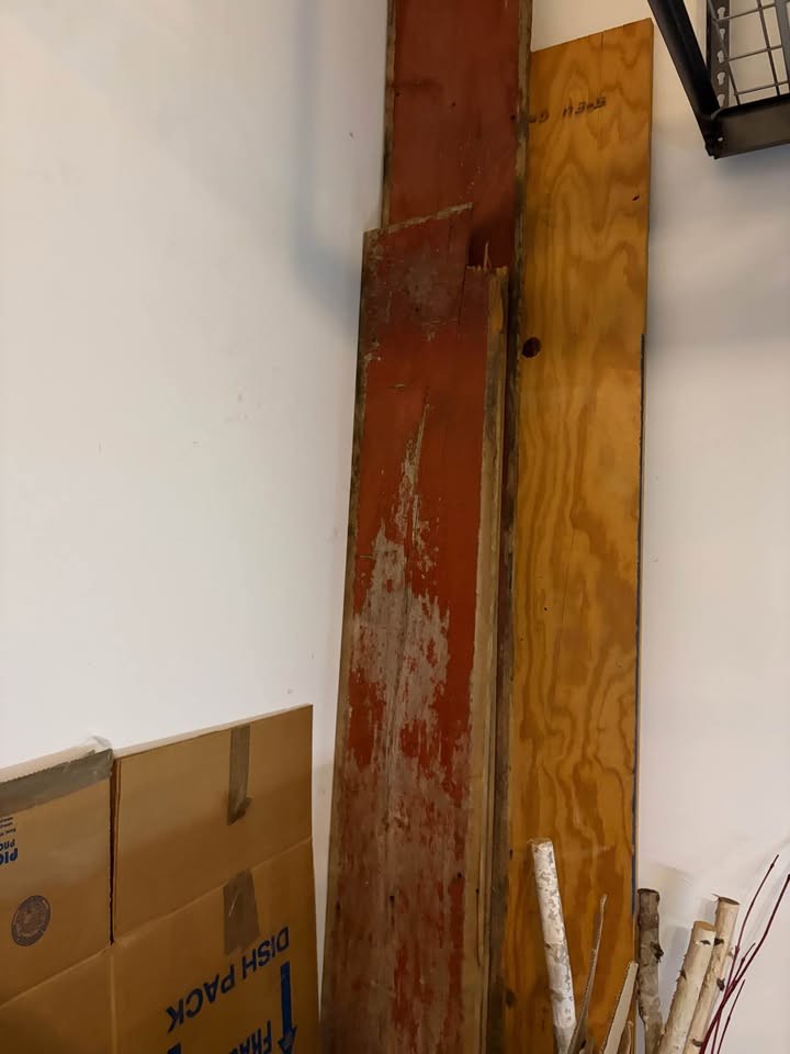 Reclaimed Barn Wood Boards and Birch Logs - Image 6