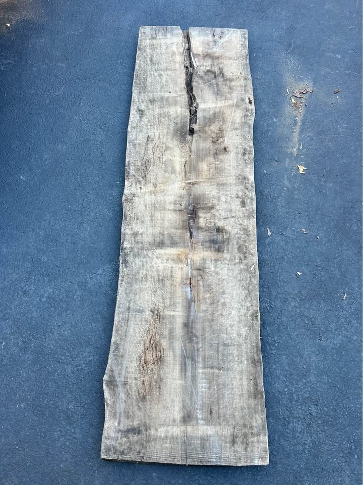 Black walnut live edge wood slab - Image 2