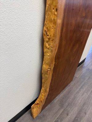 Live Edge Solid Wood Slab | 68.5"L x 34–36"W | Table Top / Desk / Bar Top