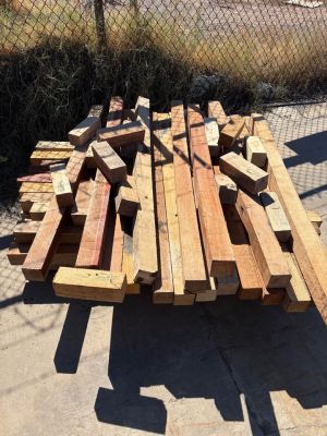 Hardwood Timber Beams 3x3x59”