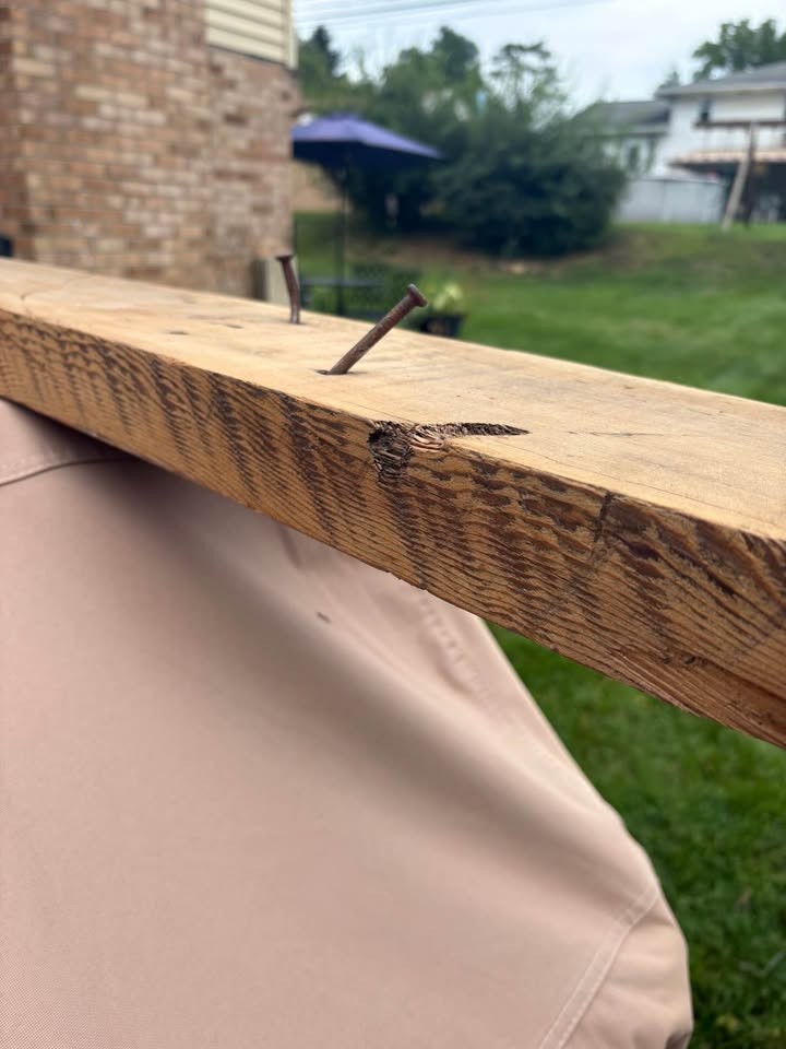 Reclaimed Barn Wood Beam - Shelf - Image 4