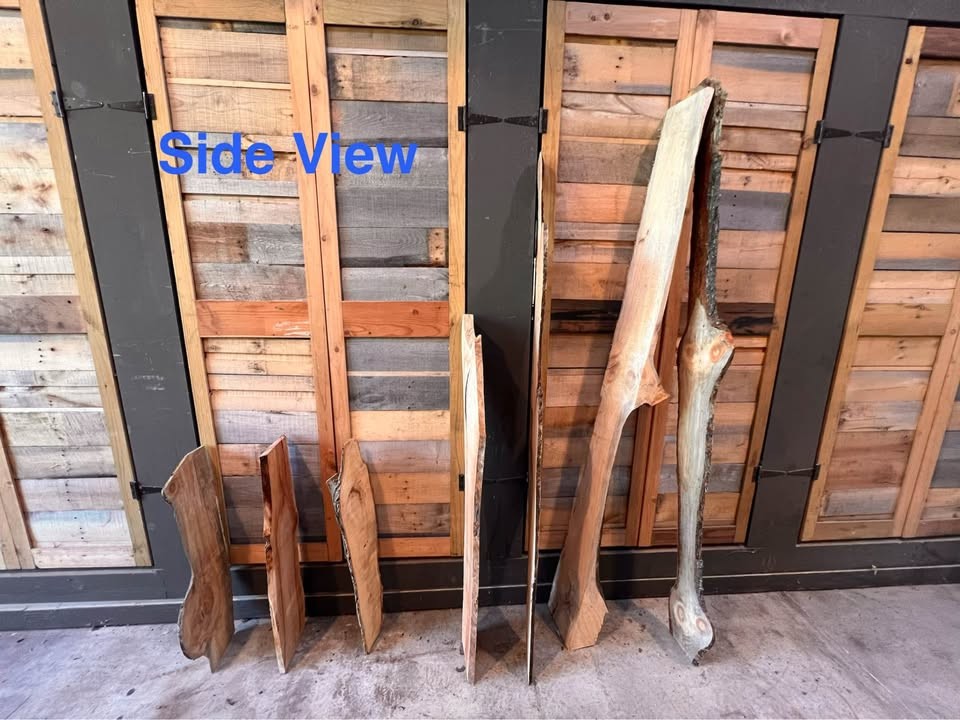 Live edge wood slabs white pine, and poplar 7 PCs for $20 - Image 3