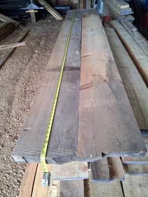 Pine boards. 2 inch thick. 10.5 inches wide and over 10 feet long. Price is for both boards.