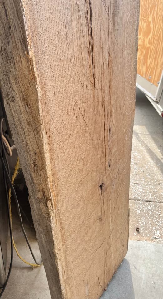 Live edge oak slab for your project - Image 2