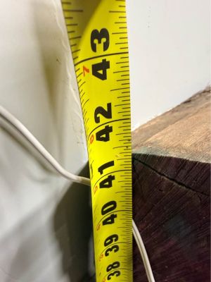 Rare Black Walnut slab – extra wide & long – kiln dried – ideal for luxury tables