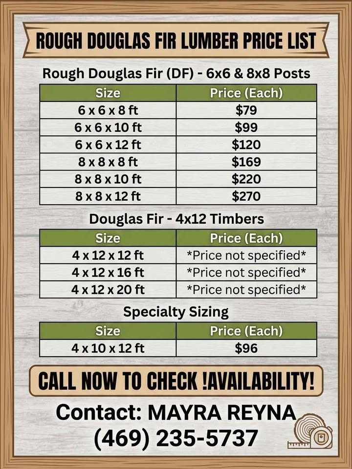Douglas Fir Lumber now available for immediate pick up - Image 2